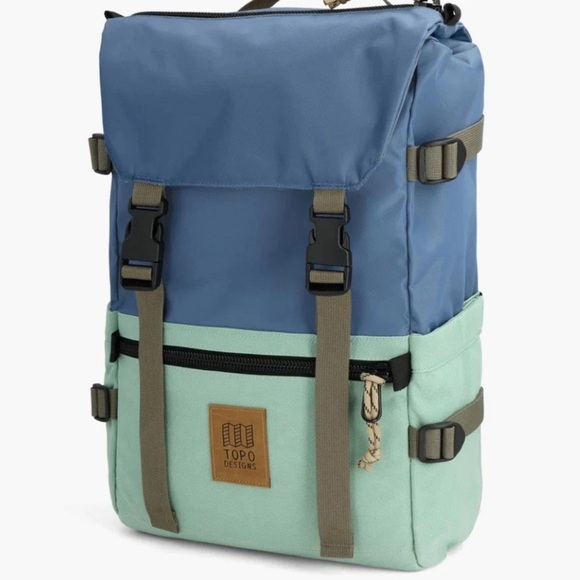 Topo Rover Pack Backpack Classic Stone Blue/Ash Green - Picture 2 of 5